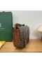 Belvedere Messenger Goyardine MM Black & Tan