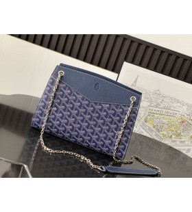 Rouette Structuré PM Bag Navy Blue