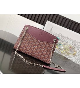 Rouette Structuré Mini Bag Burgundy
