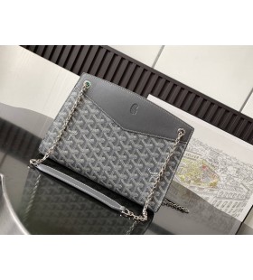 Rouette Structuré PM Bag Grey