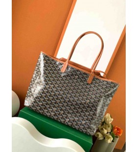 Goyardine Isabelle Tote Bag Black & Tan
