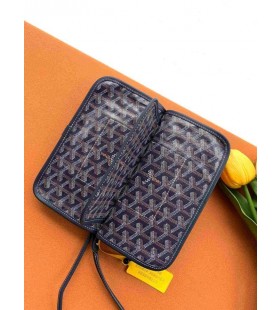 Plumet Pocket Wallet Heart Navy Blue