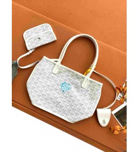 Anjou Mini Bag Heart White