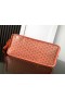 Anjou PM Sacola Goyardine Coral cor-de-Rosa Marinho Bordado