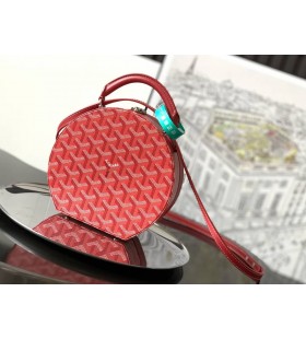 O Alto Hatbox Tronco Saco Vermelho