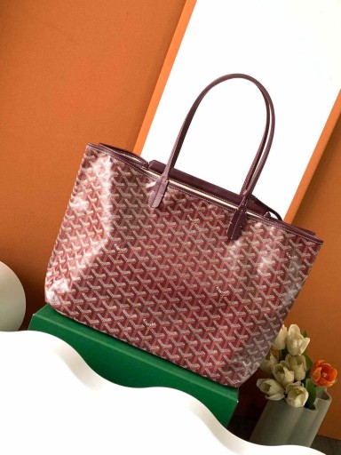 Goyardine Isabelle Tote Mála Burgúine