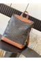 Cisalpin Backpack Dubh & Tan