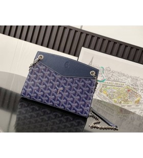 Rouette Structuré Mini Mála Navy Blue