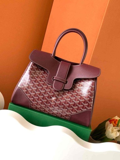 Saigon Tote Bag Borgogna