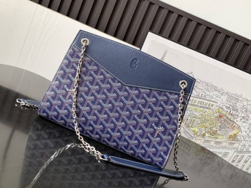 Rouette Structuré PM Bag Blu Navy