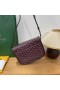 Belvedere Messenger Goyardine PM Bag Borgogna