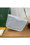Belvedere Messenger Goyardine MM Bianco