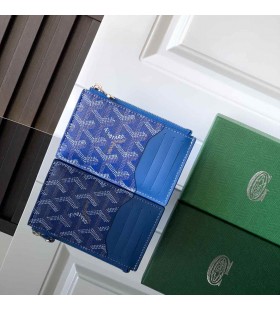 Bourbon Con Zip Titolare Di Carta Blu Cielo