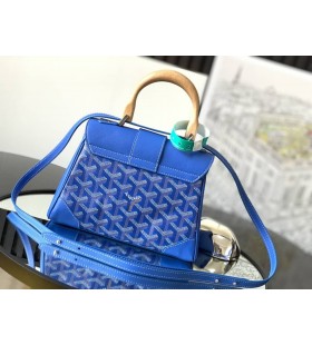 Saïgon Souple Mini Bag Cielo Blu