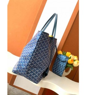 Saint Louis GM Bag Blu Perlato