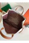 Goyardine Reversible Mediterranee Bag Mørkerød