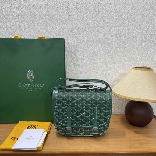 Belvedere Messenger Goyardine PM Verde