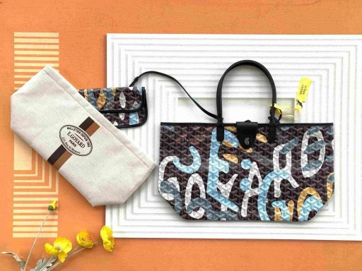 Saint Louis PM Geanta Editie Limitata Camo Print Albastru