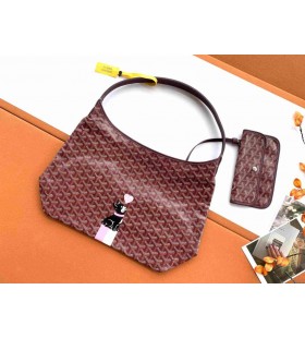 Bohème Hobo Bag Inima & Bulldog Francez Visiniu