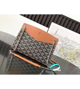 Rouette Structuré Geanta Mini Black & Tan