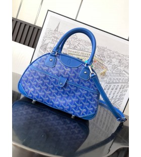 Vintage Bowling Sac Sky Blue
