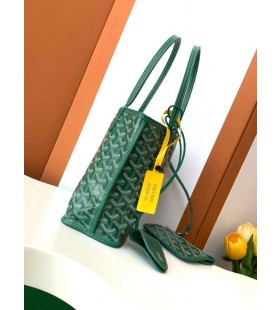 Anjou Mini Geanta Mare Inima Verde