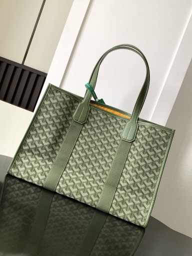 Villette Žakárové MM Tote Bag Zelená
