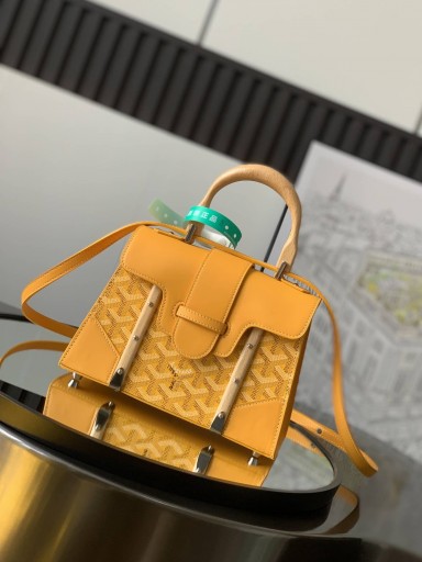 Saïgon Structuré Mini Taška Žltá