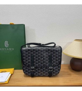 Belvedere Messenger Goyardine MM Black