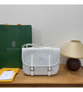 Belvedere Messenger Goyardine MM Biely