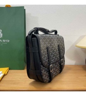 Belvedere Messenger Goyardine MM Black