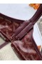 Bohème Hobo Çanta Kalp ve Fransız Bulldog Bordo