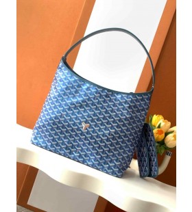 Bohème Hobo Çanta Sedefli Mavi