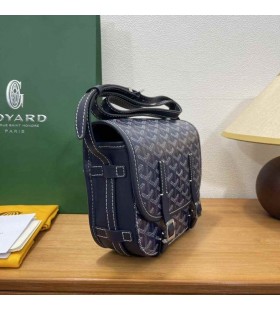 Belvedere Messenger Goyardine PM Çanta Lacivert