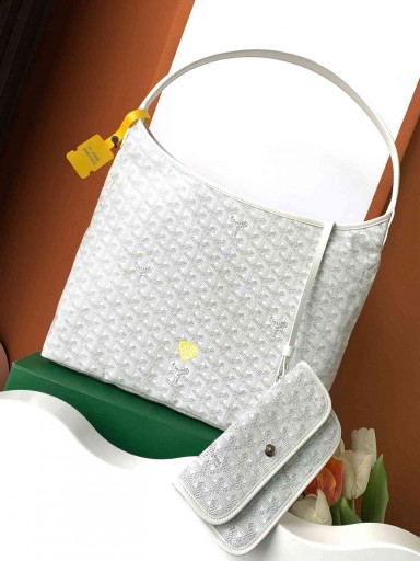 Bohème Bolsa De Vagabundo Corazón Blanco