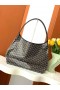 Bohème Hobo Bolsa De Gran Corazón Negro
