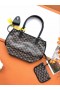 Anjou Mini Bolsa De Corazón Negro