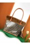 Piel De Conejo Mini Bolso De Mano Black & Tan