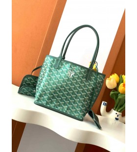 Anjou Mini Goyardine Bolsa De Edición Limitada Nacarados Verde