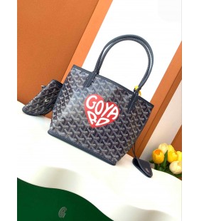 Anjou Mini Bolsa De Gran Corazón Azul Marino