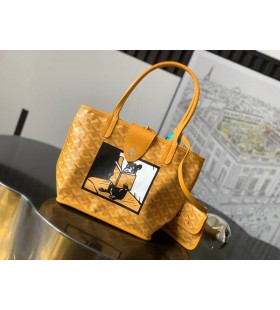 Anjou Mini Bolsa De Bulldog Francés Amarillo