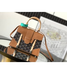 Saïgon Structuré Mini Bolso Negro Y Bronceado