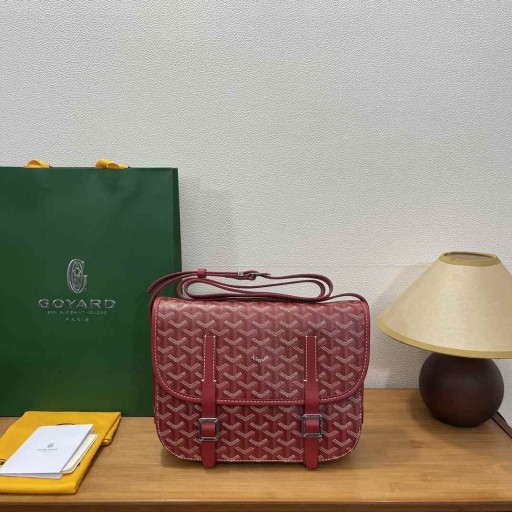 Belvedere Messenger Goyardine MM Taška Červená