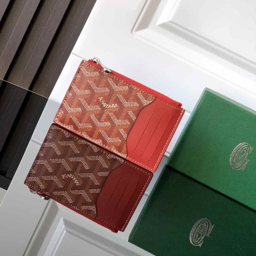 Bourbon Zip Držitele Karty Červené