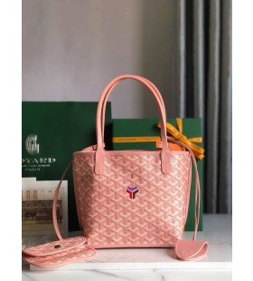 Anjou Mini Limited Edition Tři-Barva Y-Tvaru Písmena Maloval Růžové