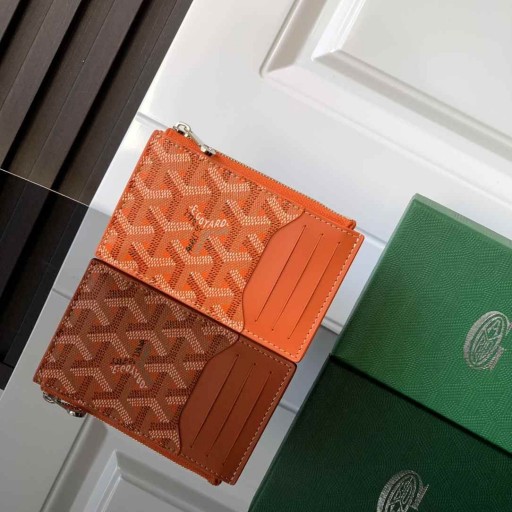 Bourbon Zip-Kortholderen Orange