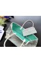 Saint Louis Goyardine Claire Voie PM Tas Wit & Teal