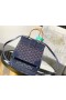 Saïgon Structuré Mini Tas Marine Blauw