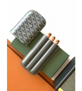 Churchill 3 Sigaar Case Grijs