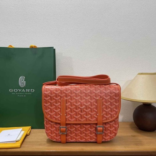 Belvedere Messenger Goyardine MM Laukku Oranssi